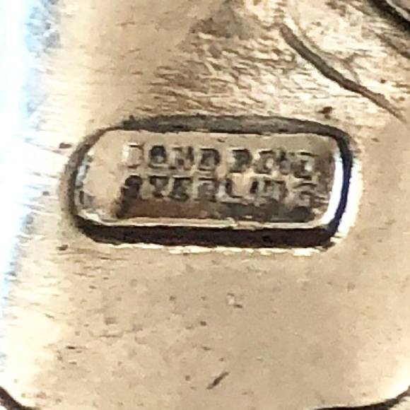 Vintage Bond Boyd Sterling Silver Exquisitely Detailed Flower Brooch Pin Signed - Picture 4 of 4